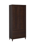 Wadeline 2-door Tall Accent Cabinet Rustic Tobacco - Furniture Now (CA)