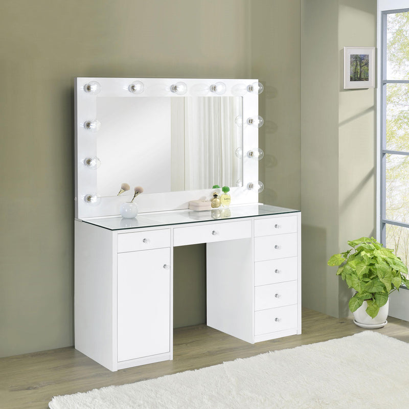 Acena Vanity Table and Mirror - Furniture Now (CA)