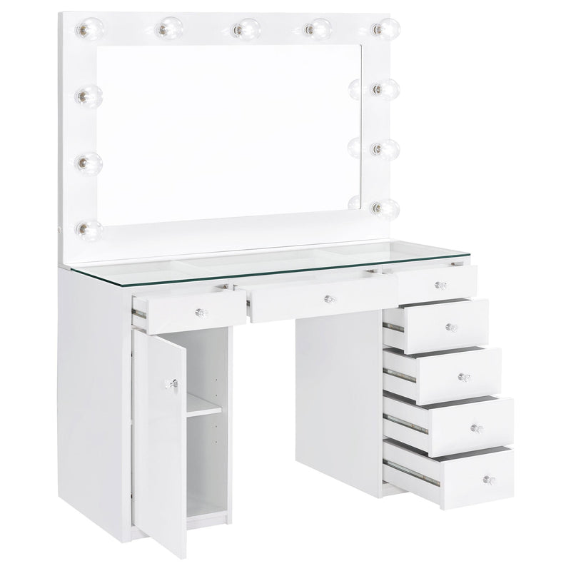 Acena Vanity Table and Mirror - Furniture Now (CA)
