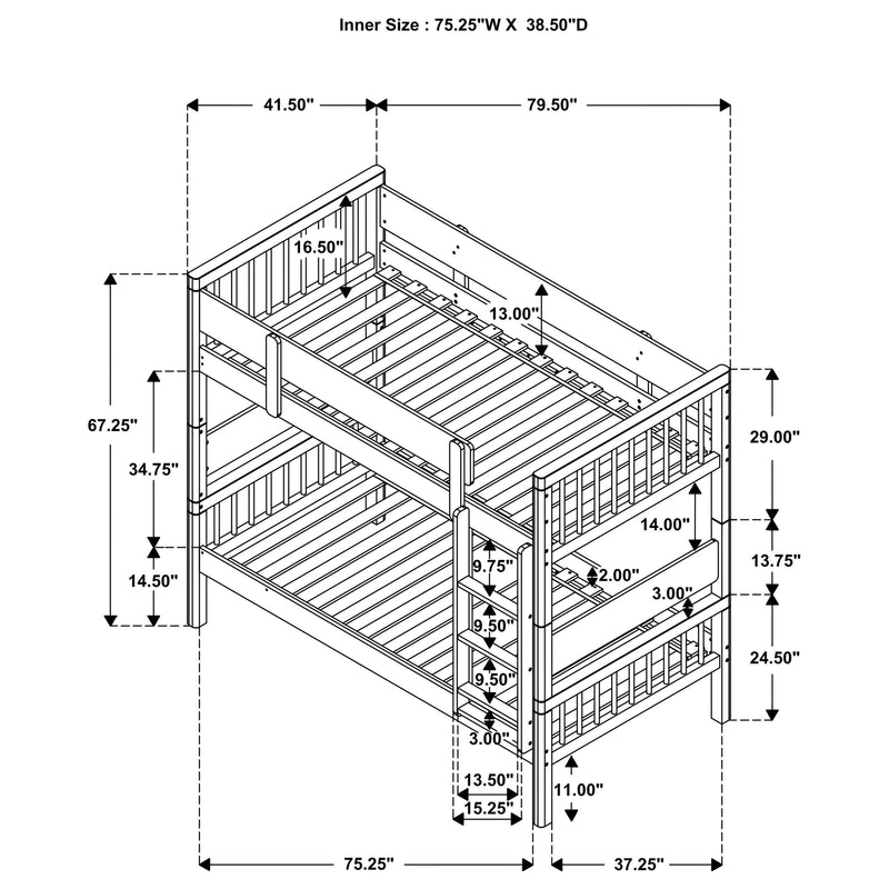 Dakota Bunk Beds - Furniture Now (CA)