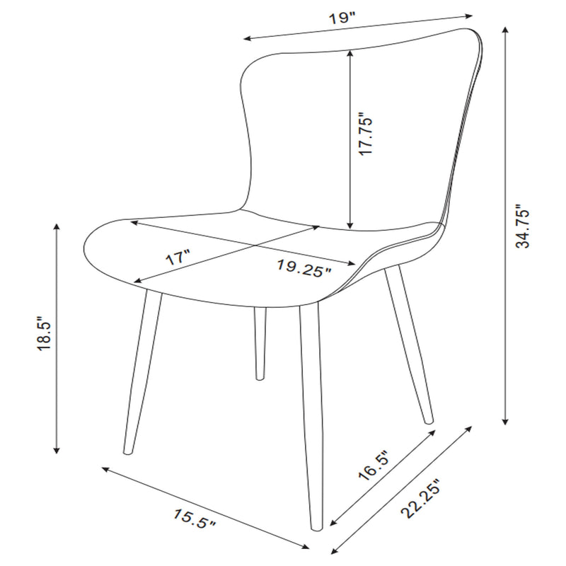 Horizon Side Chairs - Furniture Now (CA)