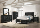 Sandy Beach Storage 4-Piece Eastern King Bedroom Set with Sleigh Headboard - Furniture Now (CA)