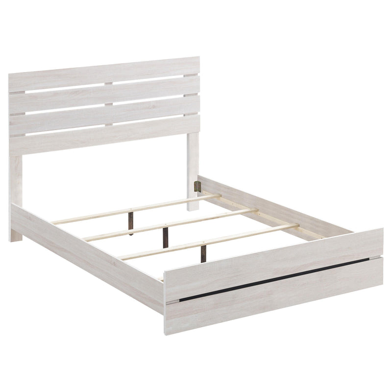 Brantford Eastern King Panel Bed Coastal White - Furniture Now (CA)