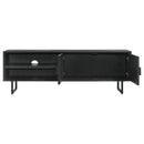 Marsden 2-door Wood 70" TV Stand Charcoal Black - Furniture Now (CA)