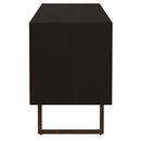 Marsden 2-door Wood 70" TV Stand Charcoal Black - Furniture Now (CA)