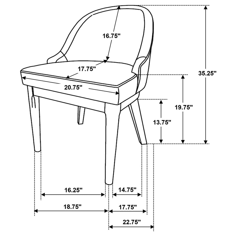 Reseda Side Chairs - Furniture Now (CA)