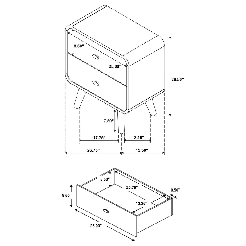 Robyn Nightstands - Furniture Now (CA)