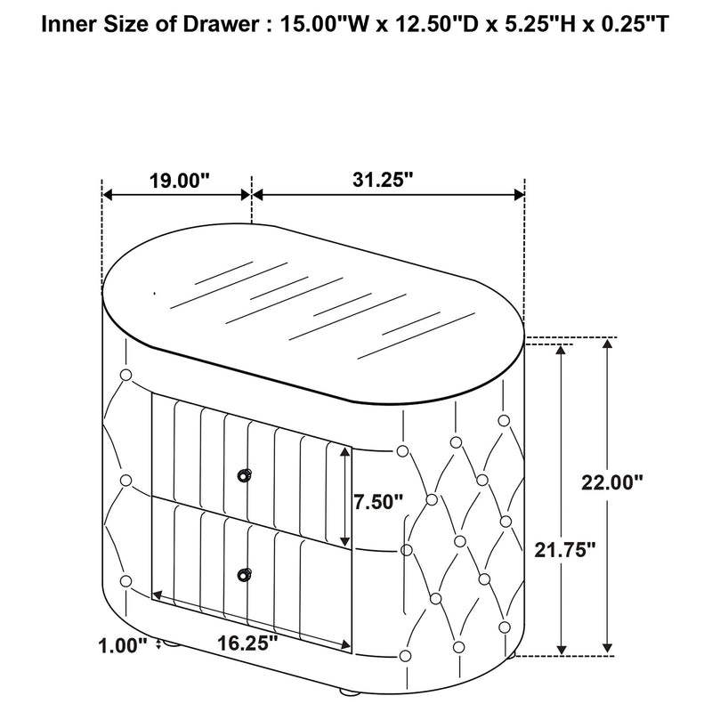 Sonya Nightstands - Furniture Now (CA)