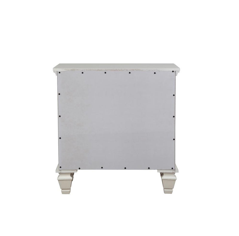 Sandy Beach 3-drawer Nightstand Cream White - Furniture Now (CA)