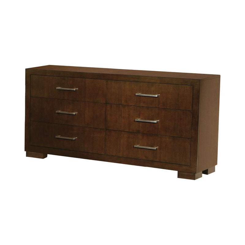 Jessica 6-drawer Dresser Cappuccino - Furniture Now (CA)