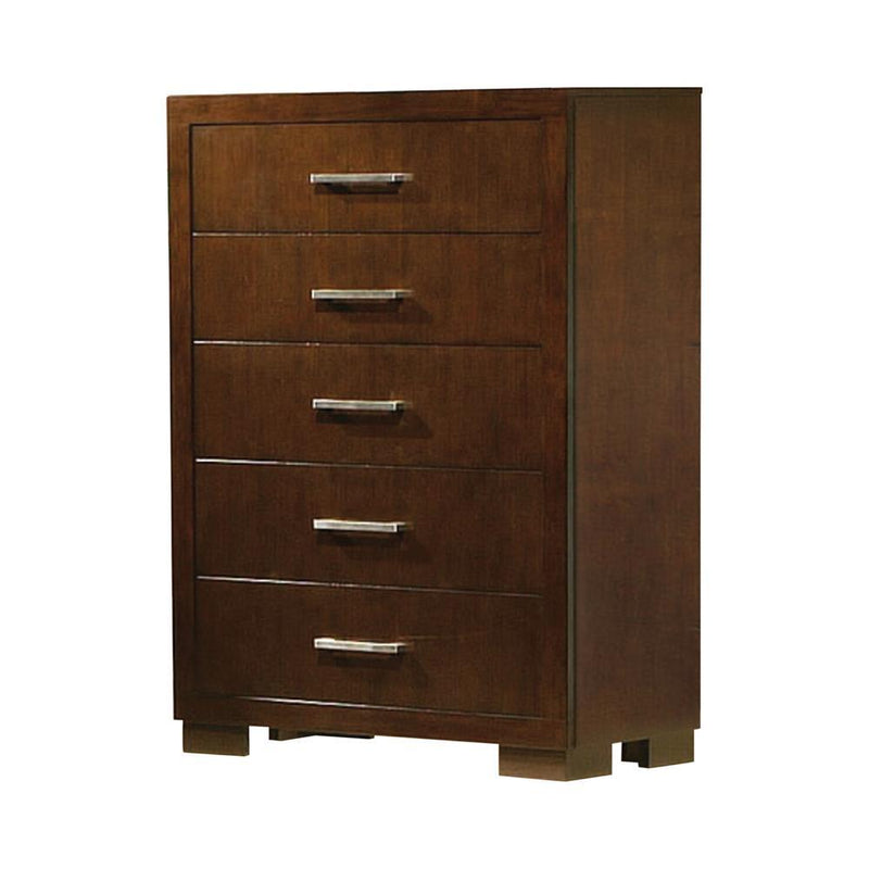 Jessica 5-drawer Chest Cappuccino - Furniture Now (CA)
