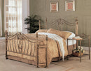 Sydney Eastern King & Queen Bed Antique Brushed Gold - Furniture Now (CA)