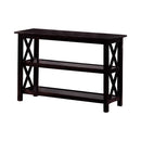 Rachelle Sofa Table with 2-shelf Deep Merlot - Furniture Now (CA)