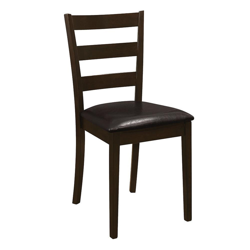 Guillen 5-piece Dining Set with Bench Cappuccino and Dark Brown - Furniture Now (CA)