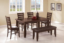 Dalila Rectangular Dining Table Cappuccino - Furniture Now (CA)