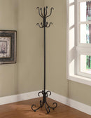 Kiefer Coat Rack with 12 Hooks Black - Furniture Now (CA)