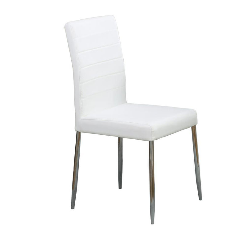 Maston Upholstered Dining Chairs White (Set of 4) - Furniture Now (CA)