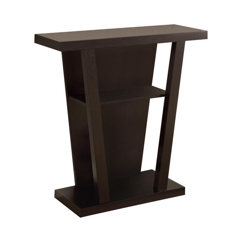 Evanna 2-shelf Console Table Cappuccino - Furniture Now (CA)
