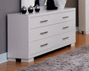 Jessica 6-drawer Dresser White - Furniture Now (CA)
