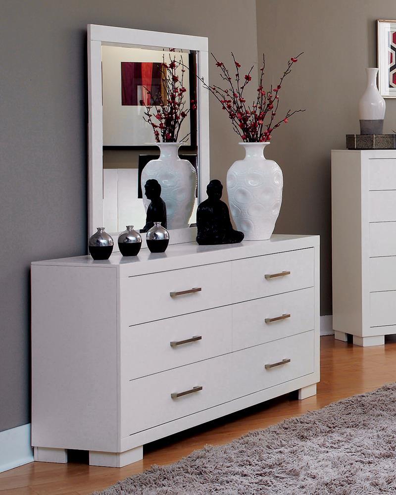 Jessica 6-drawer Dresser White - Furniture Now (CA)