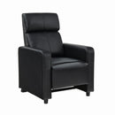 Toohey Home Theater Push Back Recliner Black - Furniture Now (CA)