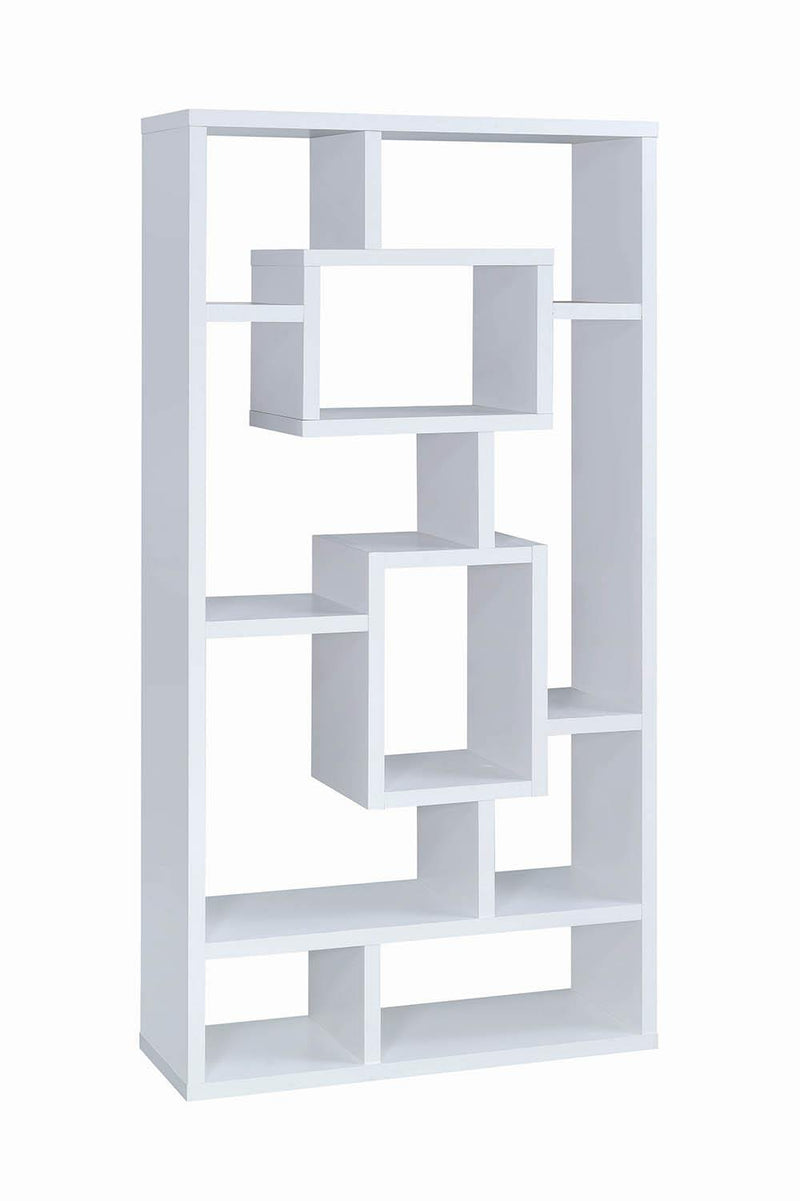 Howie 10-shelf Bookcase White - Furniture Now (CA)