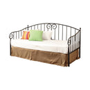 Grover Twin Metal Daybed Black - Furniture Now (CA)