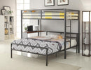 Fisher Twin Workstation Loft Bed Gunmetal - Furniture Now (CA)