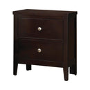 Carlton 2-drawer Rectangular Nightstand Cappuccino - Furniture Now (CA)