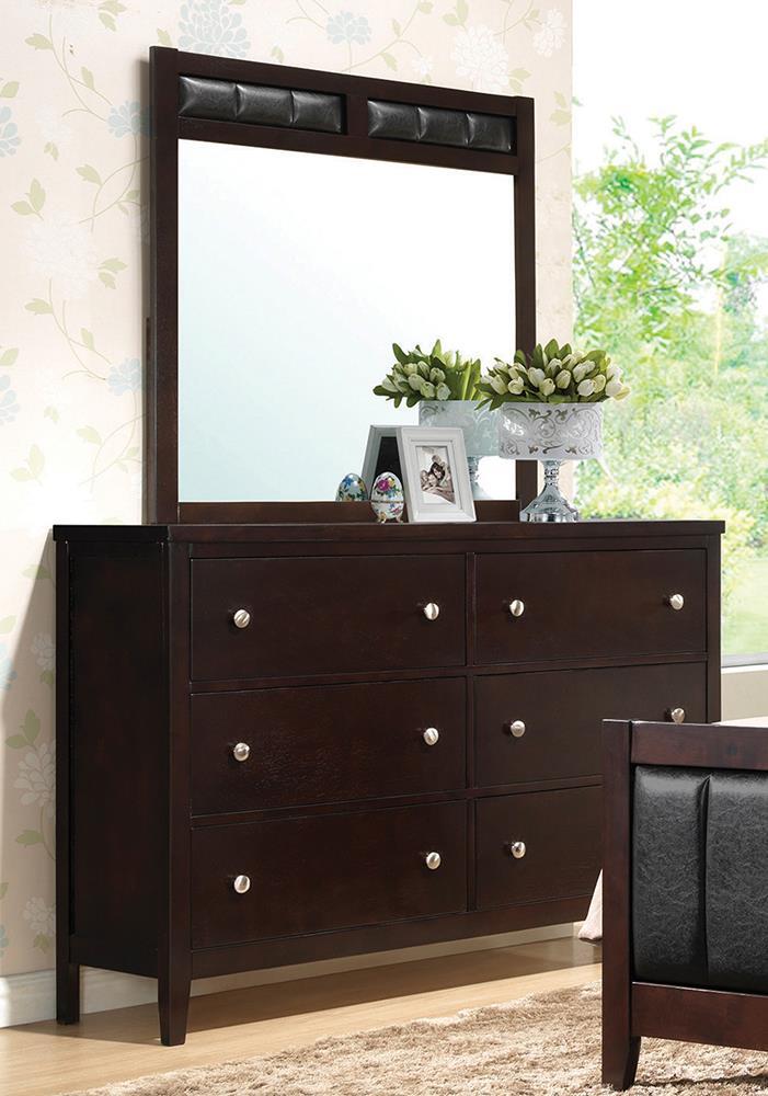 Carlton 6-drawer Rectangular Dresser Cappuccino - Furniture Now (CA)