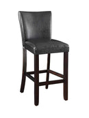 Alberton Upholstered Bar Stools Black and Cappuccino (Set of 2) - Furniture Now (CA)
