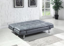 Dilleston Tufted Back Upholstered Sofa Bed Grey - Furniture Now (CA)