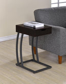 Troy Accent Table with Power Outlet Cappuccino - Furniture Now (CA)