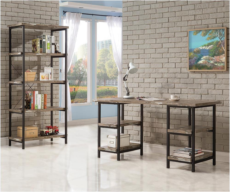 Kemper 4-shelf Writing Desk Salvaged Cabin - Furniture Now (CA)