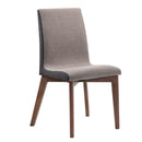 Redbridge Upholstered Side Chairs Grey and Natural Walnut (Set of 2) - Furniture Now (CA)
