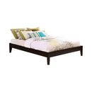 Hounslow California King, E.King, & Queen Universal Platform Bed Cappuccino - Furniture Now (CA)