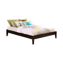 Hounslow California King, E.King, & Queen Universal Platform Bed Cappuccino - Furniture Now (CA)
