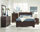 Kauffman California King, Eastren King, & Queen Panel Bed Dark Cocoa - Furniture Now (CA)