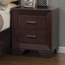 Kauffman 2-drawer Nightstand Dark Cocoa - Furniture Now (CA)