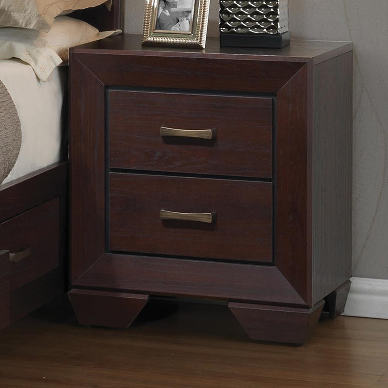 Kauffman 2-drawer Nightstand Dark Cocoa - Furniture Now (CA)