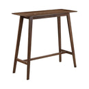 Finnick Rectangular Bar Table Walnut - Furniture Now (CA)