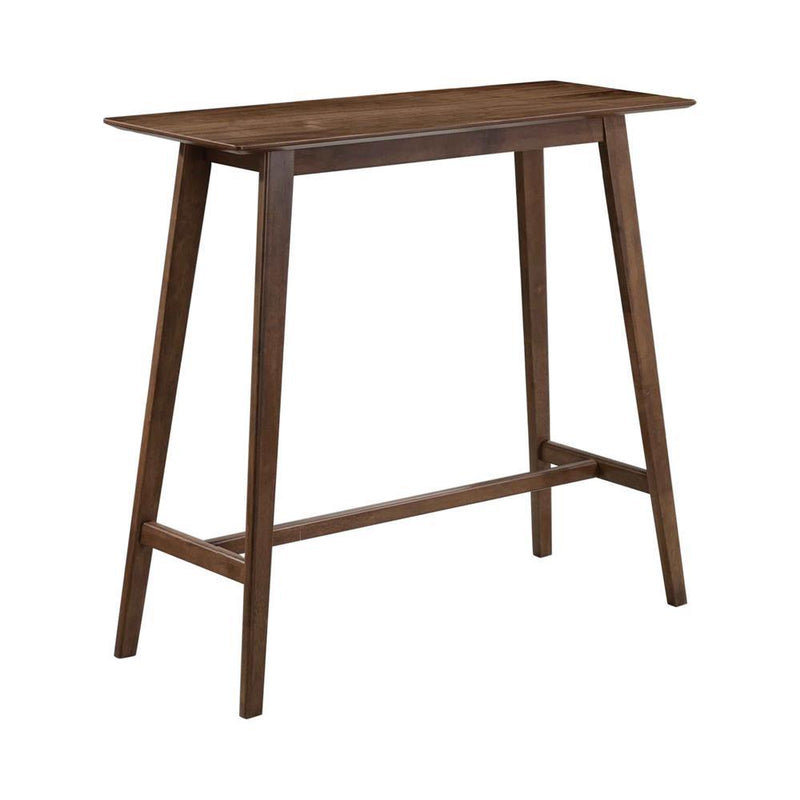 Finnick Rectangular Bar Table Walnut - Furniture Now (CA)