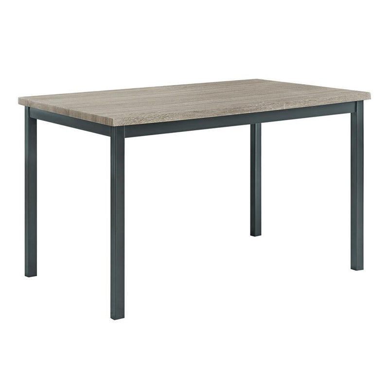 Garza Rectangular Dining Table Black - Furniture Now (CA)