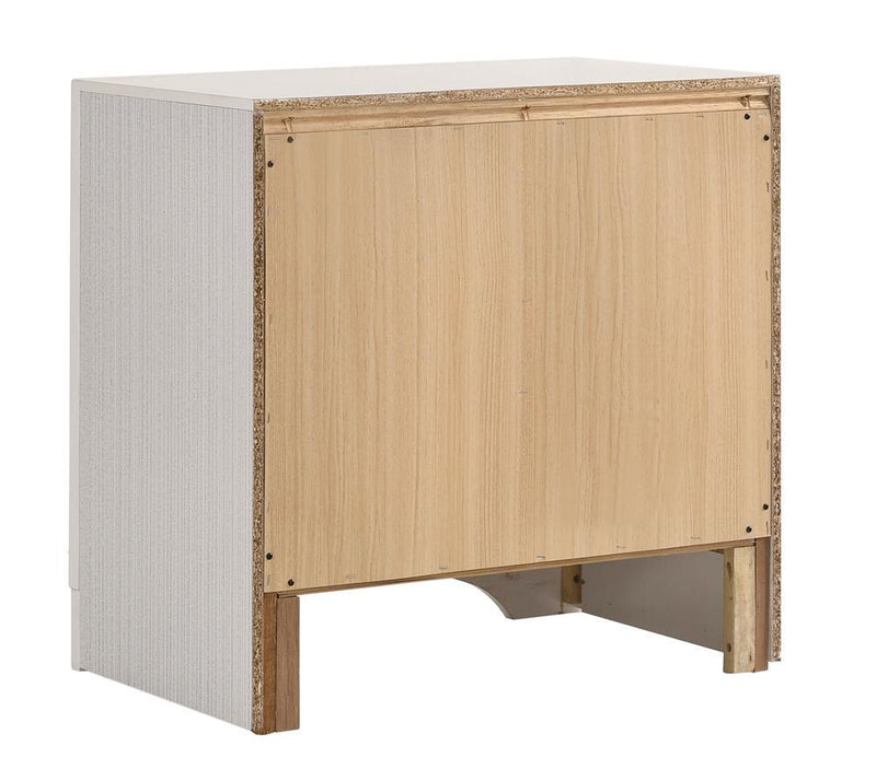 Miranda 2-drawer Nightstand Tray White - Furniture Now (CA)