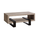 Dinard Coffee Table with Shelf Grey Driftwood - Furniture Now (CA)