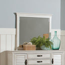 Franco Rectangular Dresser Mirror Antique White - Furniture Now (CA)