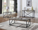 Birdie Square End Table Sonoma Grey - Furniture Now (CA)