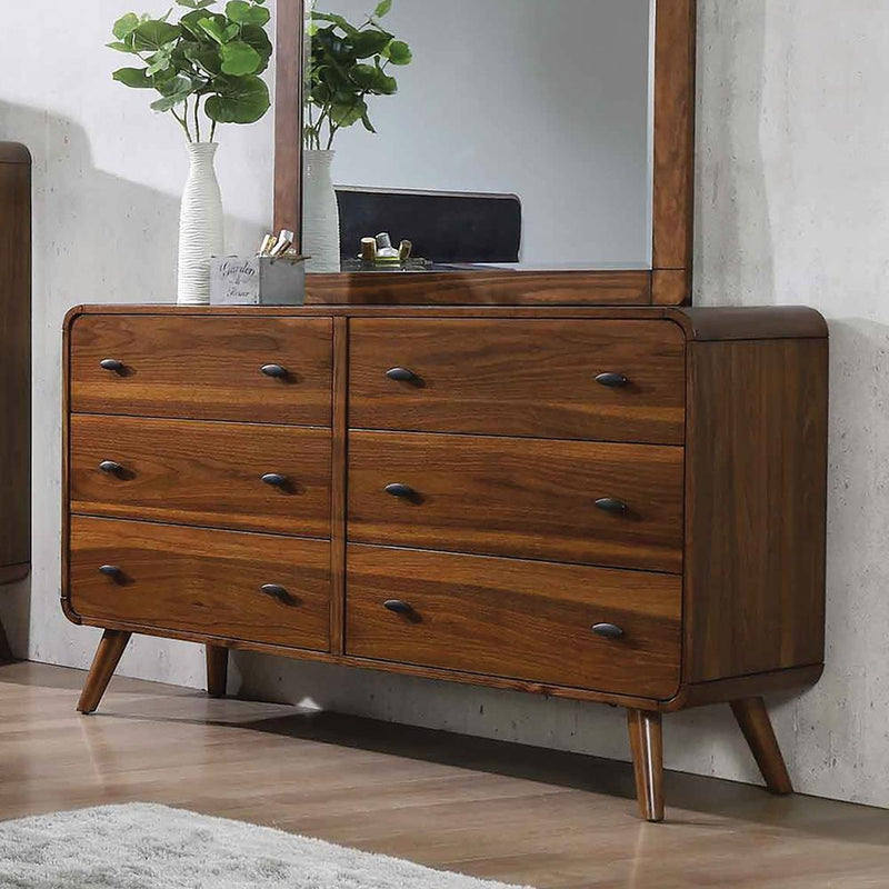 Robyn 6-drawer Dresser Dark Walnut - Furniture Now (CA)