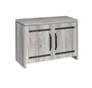 Enoch 2-door Accent Cabinet Grey Driftwood - Furniture Now (CA)