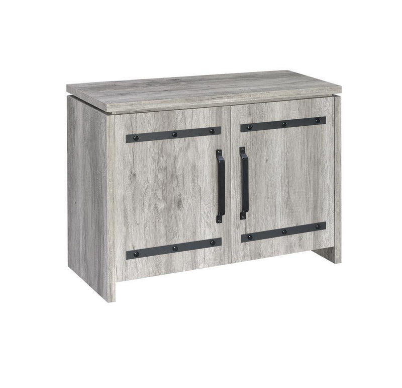 Enoch 2-door Accent Cabinet Grey Driftwood - Furniture Now (CA)
